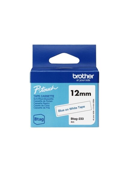 Brother BTAG-233 | Blue on White | Btag Brother BTAG-233 | Blue on White | Btag