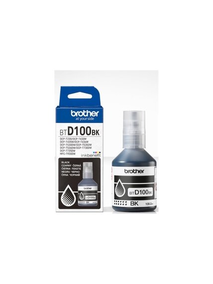 Brother BTD100BK | Ink Bottle | Black Brother BTD100BK | Ink Bottle | Black