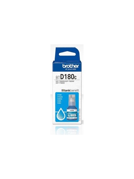Brother BTD180C | Ink refill | Cyan Brother BTD180C | Ink refill | Cyan