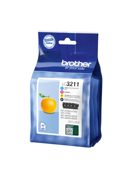 Brother Cartridge Value Pack | LC3211VAL | Ink cartridge | Black, yellow, cyan, magenta