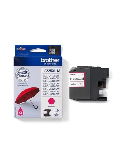 Brother LC-225XLM | Ink Cartridge | Magenta 3 Brother LC-225XLM | Ink Cartridge | Magenta 3