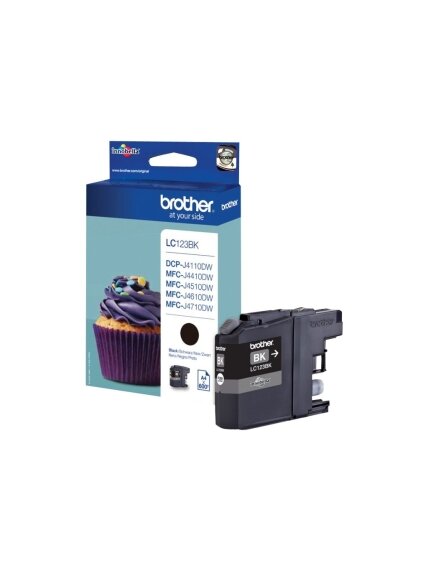 Brother LC123BK | Ink Cartridge | Black 3 Brother LC123BK | Ink Cartridge | Black 3