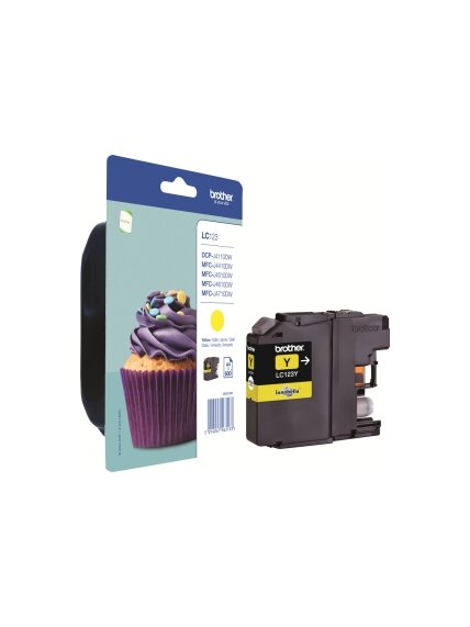 Brother LC123Y | Ink Cartridge | Yellow 3