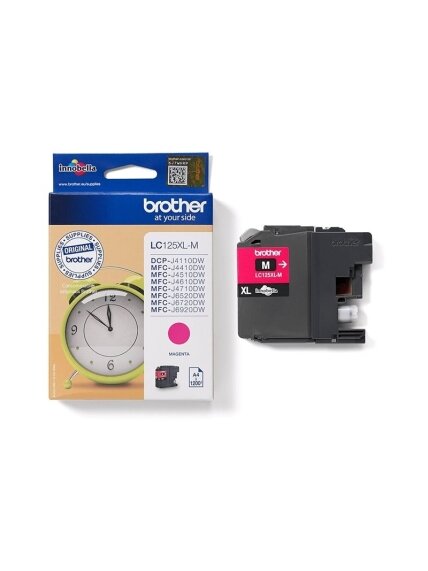 Brother LC125XLM | Ink Cartridge | Magenta 6 Brother LC125XLM | Ink Cartridge | Magenta 6