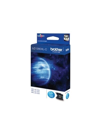 Brother LC1280XLC | Ink Cartridge | Cyan Brother LC1280XLC | Ink Cartridge | Cyan