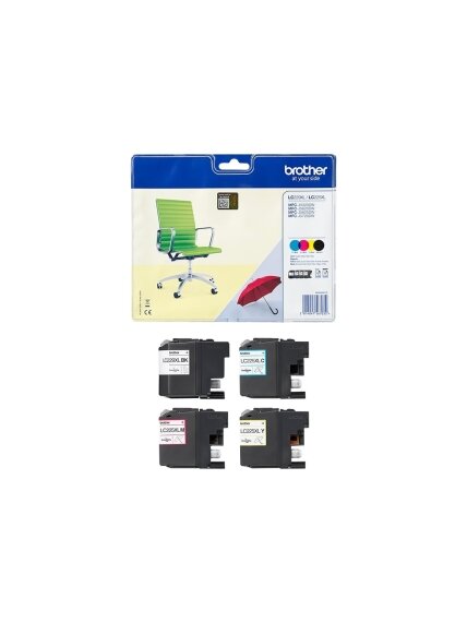 Brother LC229XLVALBP | Ink Cartridge | Black, Cyan, Magenta, Yellow 2