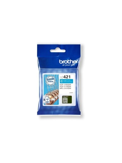 Brother LC421C | Ink Cartridges | Cyan Brother LC421C | Ink Cartridges | Cyan