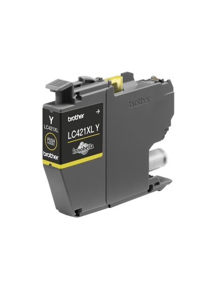 Brother LC421XLY Ink Cartridge, Yellow | Brother LC421XLY | Ink Cartridge | Yellow 1
