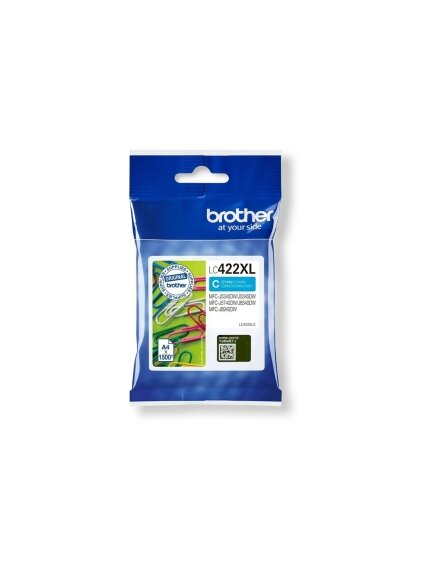 Brother LC422XLC | Ink Cartridge | Cyan Brother LC422XLC | Ink Cartridge | Cyan