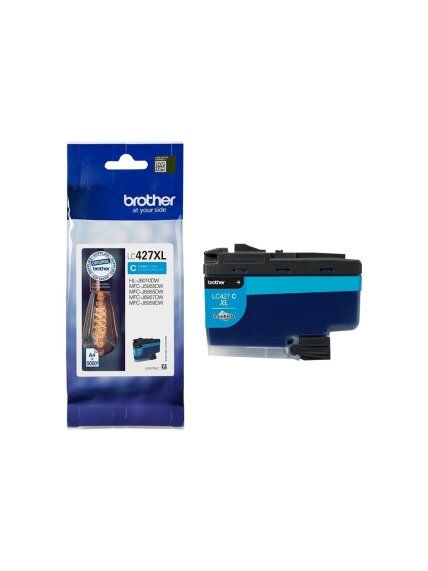 Brother LC427XLC | Ink Cartridge | Cyan 2 Brother LC427XLC | Ink Cartridge | Cyan 2