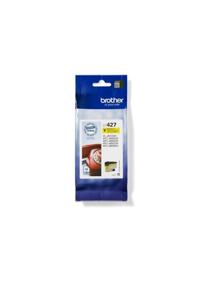 Brother LC427Y | Ink Cartridge | Yellow Brother LC427Y | Ink Cartridge | Yellow