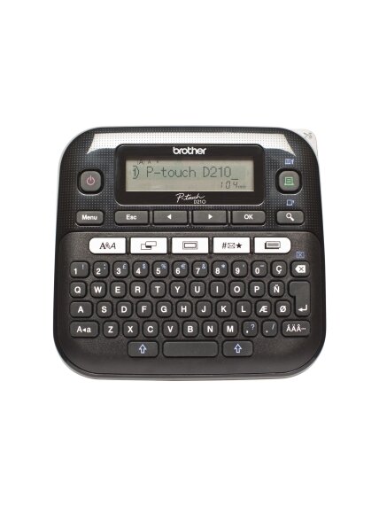 Brother PT-D210VP | Thermal | Label Printer | Black 1 Brother PT-D210VP | Thermal | Label Printer | Black 1