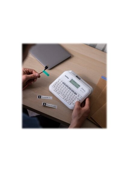 Brother PT-D410 | Mono | Thermal | Label Printer | White 3