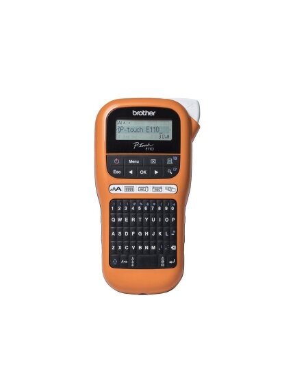 Brother PTE110VP | Thermal | Label Printer | Orange 2