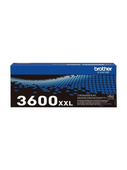 Brother TN-3600XXL Genuine Super High Yield Toner Cartridge, Black | Brother Toner cartridge | Black Brother TN-3600XXL Genuine Super High Yield Toner Cartridge, Black | Brother Toner cartridge | Black