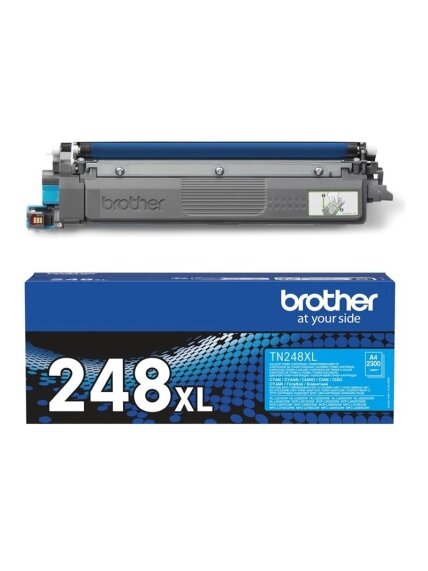 Brother TN248XLC | Toner cartridge | Cyan 2 Brother TN248XLC | Toner cartridge | Cyan 2