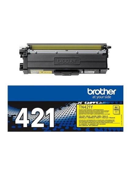 Brother TN421Y | Toner cartridge | Yellow 1 Brother TN421Y | Toner cartridge | Yellow 1