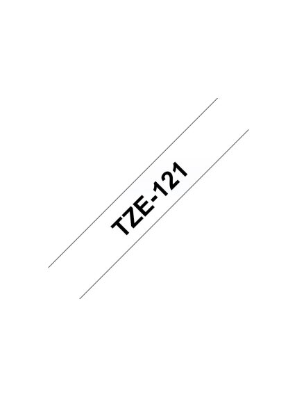 Brother | TZe-121 Laminated Tape | Black on Clear | TZe | 8 m | 9 cm 2 Brother | TZe-121 Laminated Tape | Black on Clear | TZe | 8 m | 9 cm 2