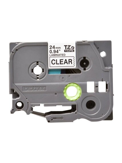Brother | TZE-151 Laminated Tape | Black on Clear | TZe | 8 m | 2.4 cm 1 Brother | TZE-151 Laminated Tape | Black on Clear | TZe | 8 m | 2.4 cm 1
