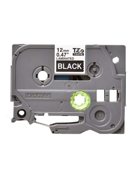 Brother | TZe-335 Laminated Tape | White on Black | TZe | 8 m | 1.2 cm 2 Brother | TZe-335 Laminated Tape | White on Black | TZe | 8 m | 1.2 cm 2