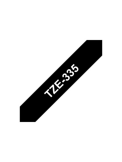 Brother | TZe-335 Laminated Tape | White on Black | TZe | 8 m | 1.2 cm 3 Brother | TZe-335 Laminated Tape | White on Black | TZe | 8 m | 1.2 cm 3