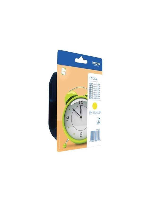 Brother LC125XLY | Ink Cartridge | Yellow 2 Brother LC125XLY | Ink Cartridge | Yellow 2