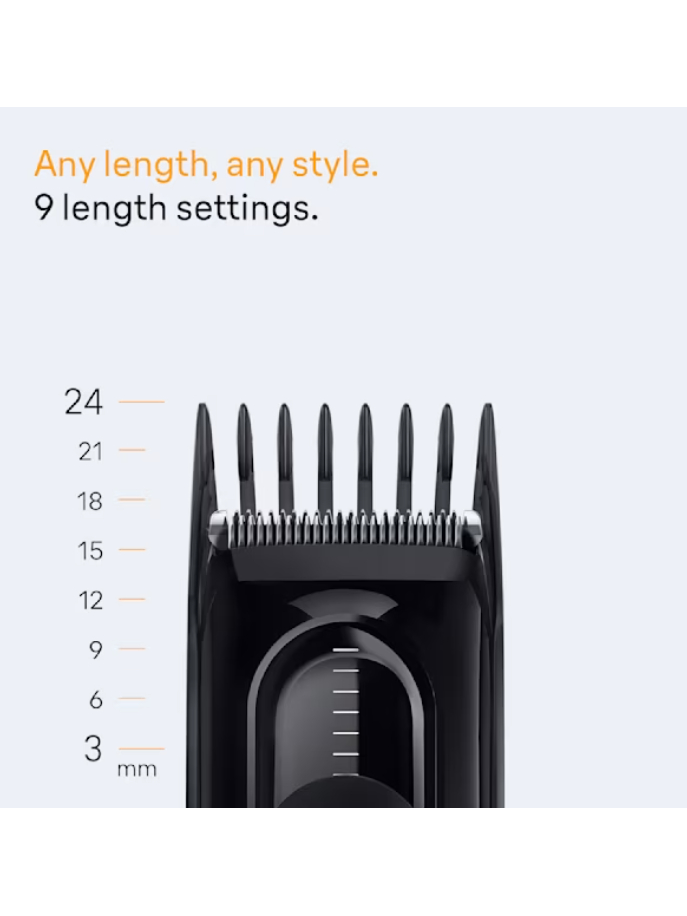 Braun Hair Clipper | HC5510 Series 5 | Cordless | Number of length steps 9 | Black 3 Braun Hair Clipper | HC5510 Series 5 | Cordless | Number of length steps 9 | Black 3