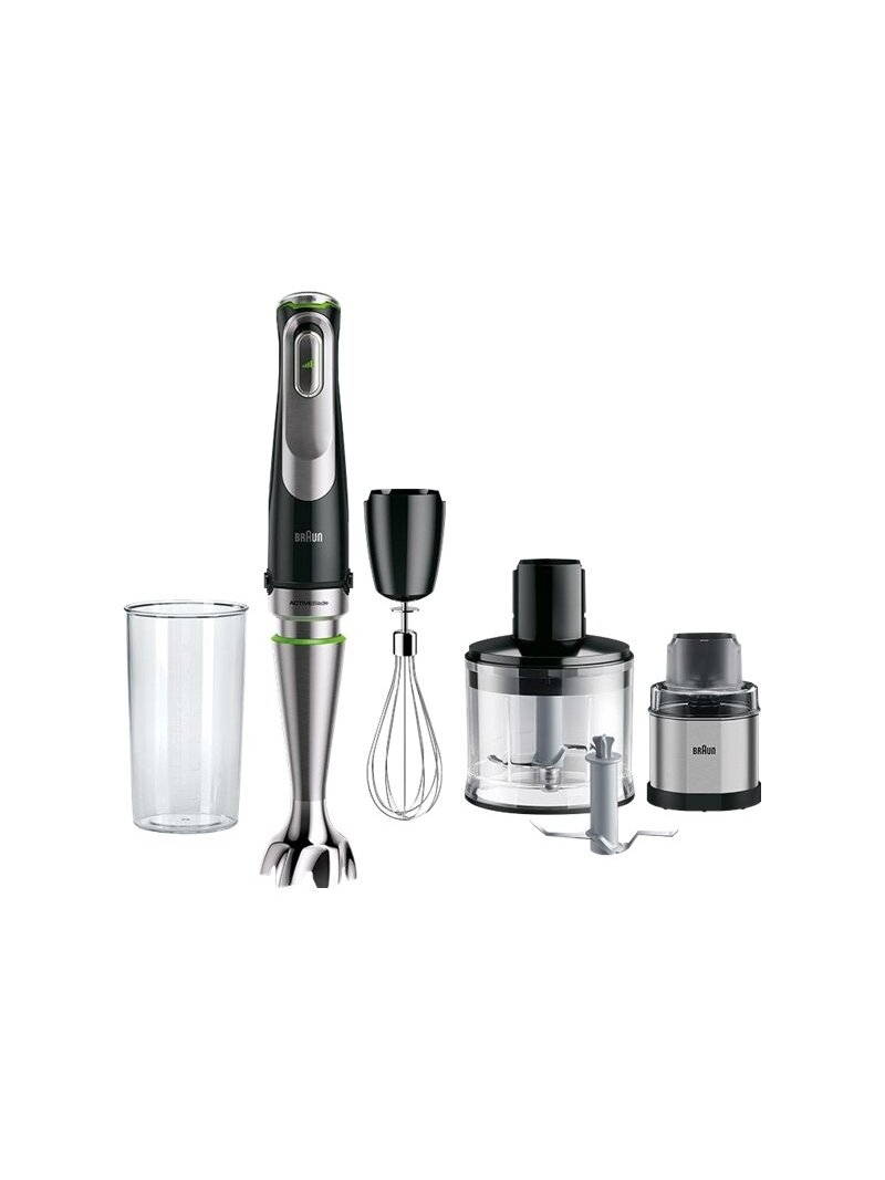 Braun | Hand Blender | MQ9138XI MultiQuick 9 | Hand Blender | 1200 W | Number of speeds 3 | Chopper | Ice crushing | Black/Stainless Steel 3