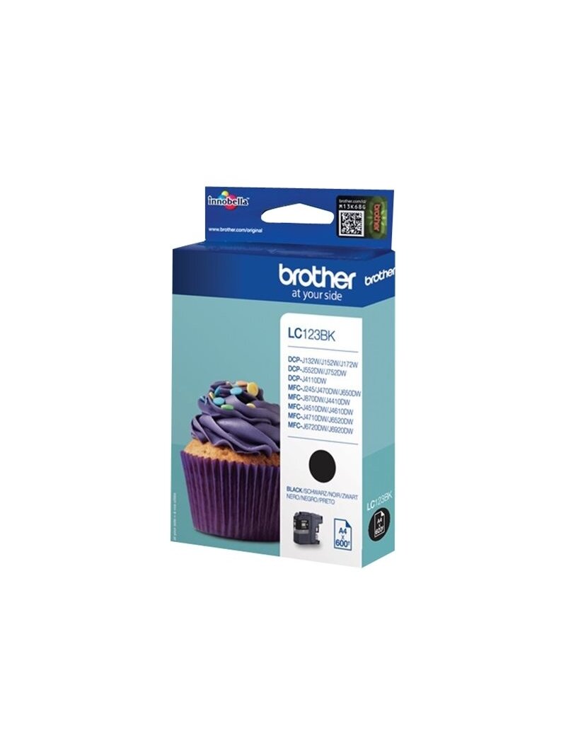 Brother LC123BK | Ink Cartridge | Black 1 Brother LC123BK | Ink Cartridge | Black 1