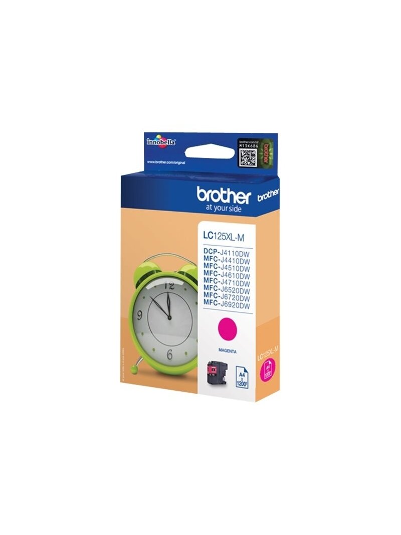 Brother LC125XLM | Ink Cartridge | Magenta 2 Brother LC125XLM | Ink Cartridge | Magenta 2