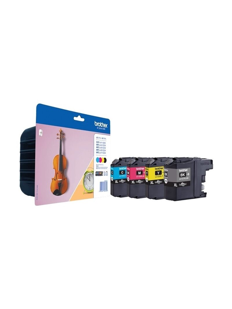 Brother LC127XLVALBP | Ink Cartridge | Black, Cyan, Magenta, Yellow 4 Brother LC127XLVALBP | Ink Cartridge | Black, Cyan, Magenta, Yellow 4