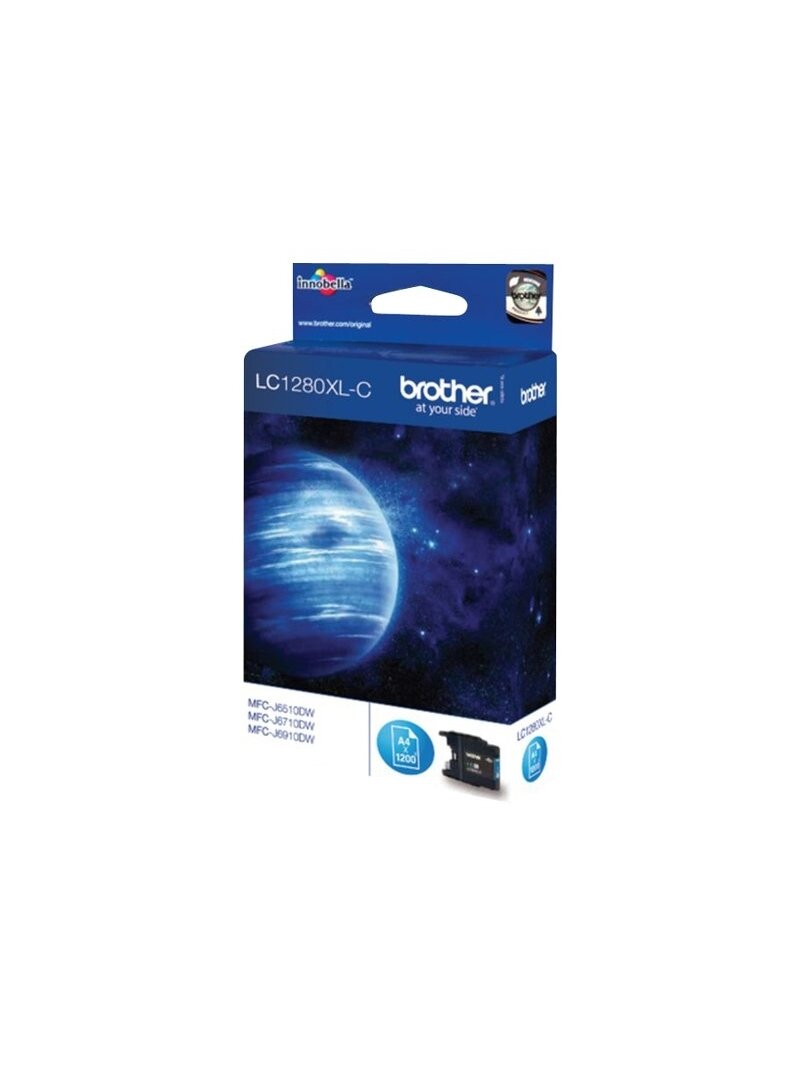 Brother LC1280XLC | Ink Cartridge | Cyan Brother LC1280XLC | Ink Cartridge | Cyan