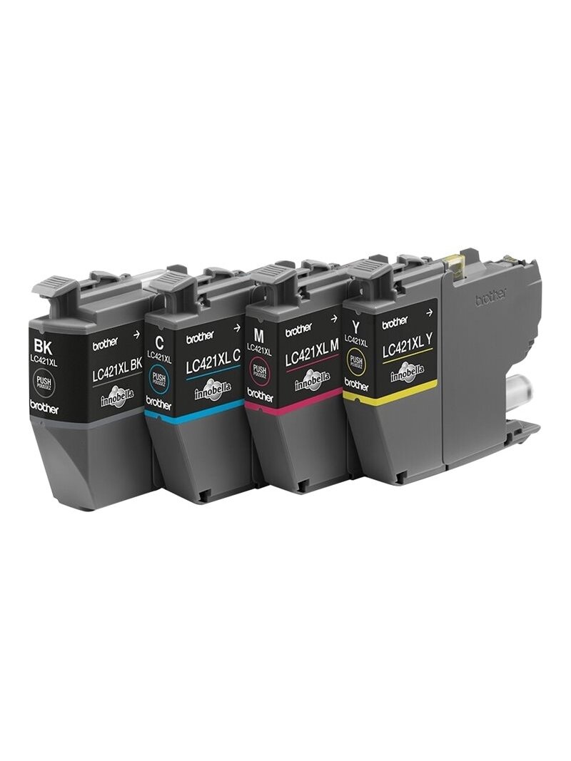 Brother LC421XLVAL Ink Cartridge Multipack | Brother Brother LC | LC421XLVAL | Brother LC421XL - 4-pack - XL - black, yellow, cyan, magenta - original - ink cartridge | Ink cartridge | Black, yellow, cyan, magenta 2 Brother LC421XLVAL Ink Cartridge Multipack | Brother Brother LC | LC421XLVAL | Brother LC421XL - 4-pack - XL - black, yellow, cyan, magenta - original - ink cartridge | Ink cartridge | Black, yellow, cyan, magenta 2