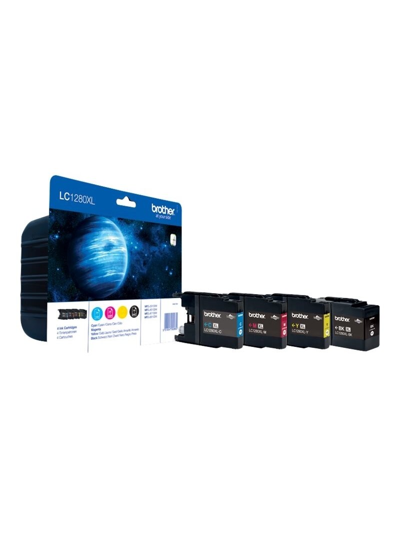 Brother Multipack | LC1280XL | Ink Cartridge | Magenta, Cyan, Yellow, Black 1
