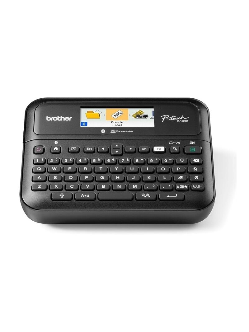 Brother PT-D610BT | Mono | Thermal | Label Printer | Black 1 Brother PT-D610BT | Mono | Thermal | Label Printer | Black 1