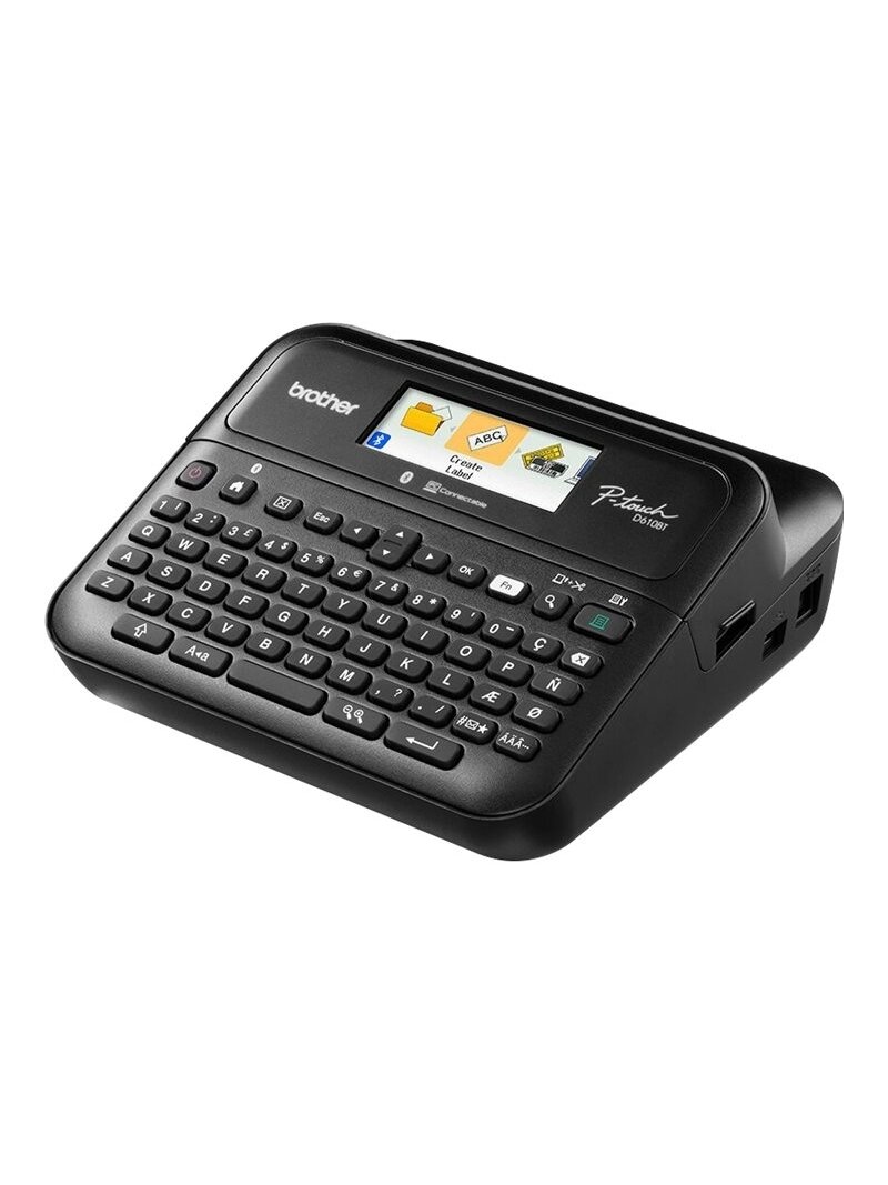 Brother PT-D610BT | Mono | Thermal | Label Printer | Black Brother PT-D610BT | Mono | Thermal | Label Printer | Black
