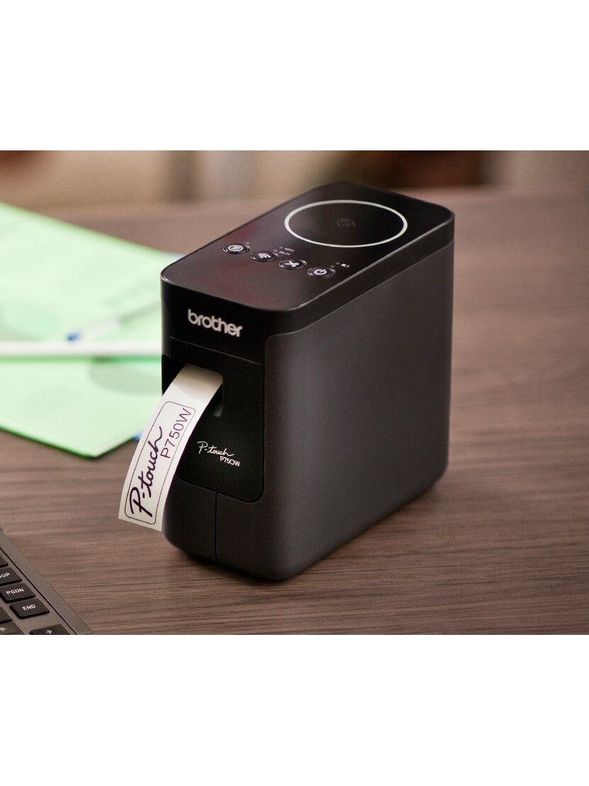 Brother PT-P750W | Mono | Thermal | Label Printer | Wi-Fi | Maximum ISO A-series paper size Other | Black 8 Brother PT-P750W | Mono | Thermal | Label Printer | Wi-Fi | Maximum ISO A-series paper size Other | Black 8