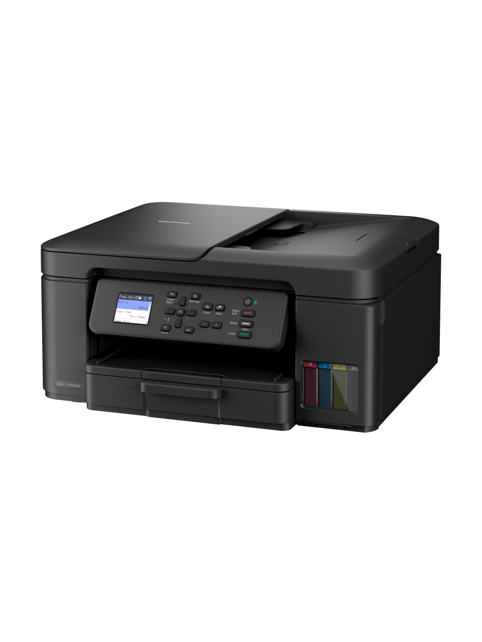 Brother | Wireless Printer with ADF | DCP-T780DW | Inkjet | Colour | 3-in-1 | A4 | Wi-Fi | Black 1