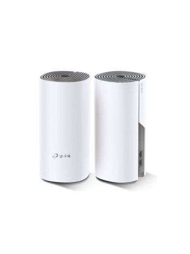 C1200 Whole Home Mesh Wi-Fi System | Deco E4 (2-pack) | 802.11ac | 867+300 Mbit/s | 10/100 Mbit/s | Ethernet LAN (RJ-45) ports 2 | Mesh Support Yes | MU-MiMO Yes | No mobile broadband | Antenna type 2xInternal