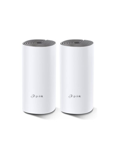C1200 Whole Home Mesh Wi-Fi System | Deco E4 (2-pack) | 802.11ac | 867+300 Mbit/s | 10/100 Mbit/s | Ethernet LAN (RJ-45) ports 2 | Mesh Support Yes | MU-MiMO Yes | No mobile broadband | Antenna type 2xInternal