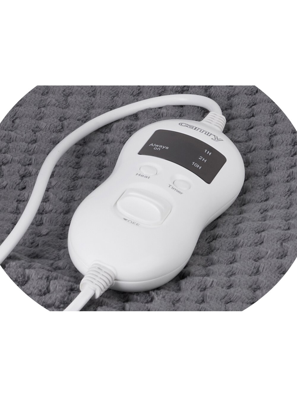 Camry | Electirc Heating Blanket with Timer | CR 7416 | Number of heating levels 5 | Number of persons 1 | Washable | Remote control | Coral Fleece/Polyester | 60 W 2 Camry | Electirc Heating Blanket with Timer | CR 7416 | Number of heating levels 5 | Number of persons 1 | Washable | Remote control | Coral Fleece/Polyester | 60 W 2