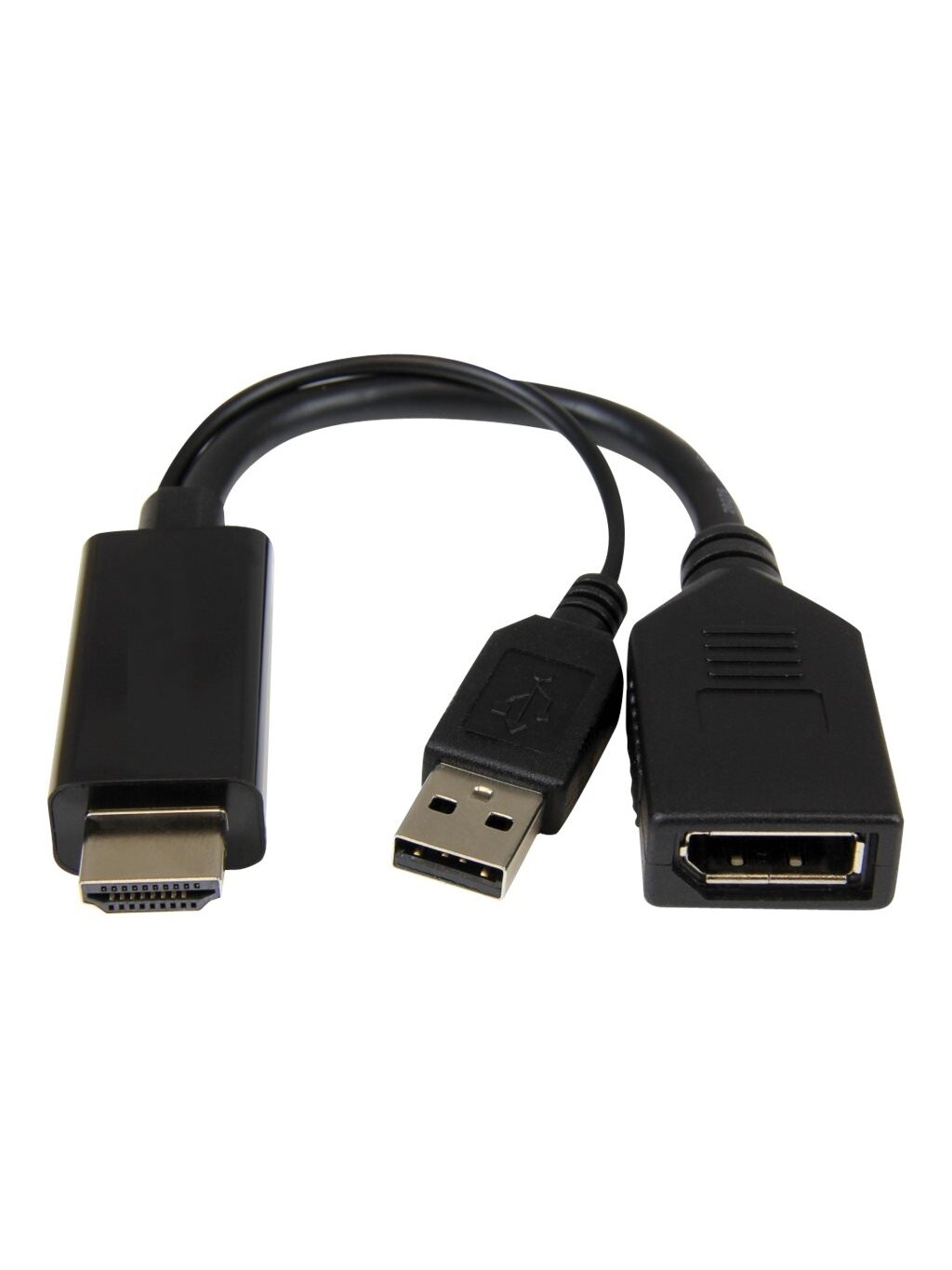 Cablexpert | Active 4K HDMI to DisplayPort Adapter | A-HDMIM-DPF-01 | Black | DisplayPort Female | HDMI Male (Type A) | 0.1 m