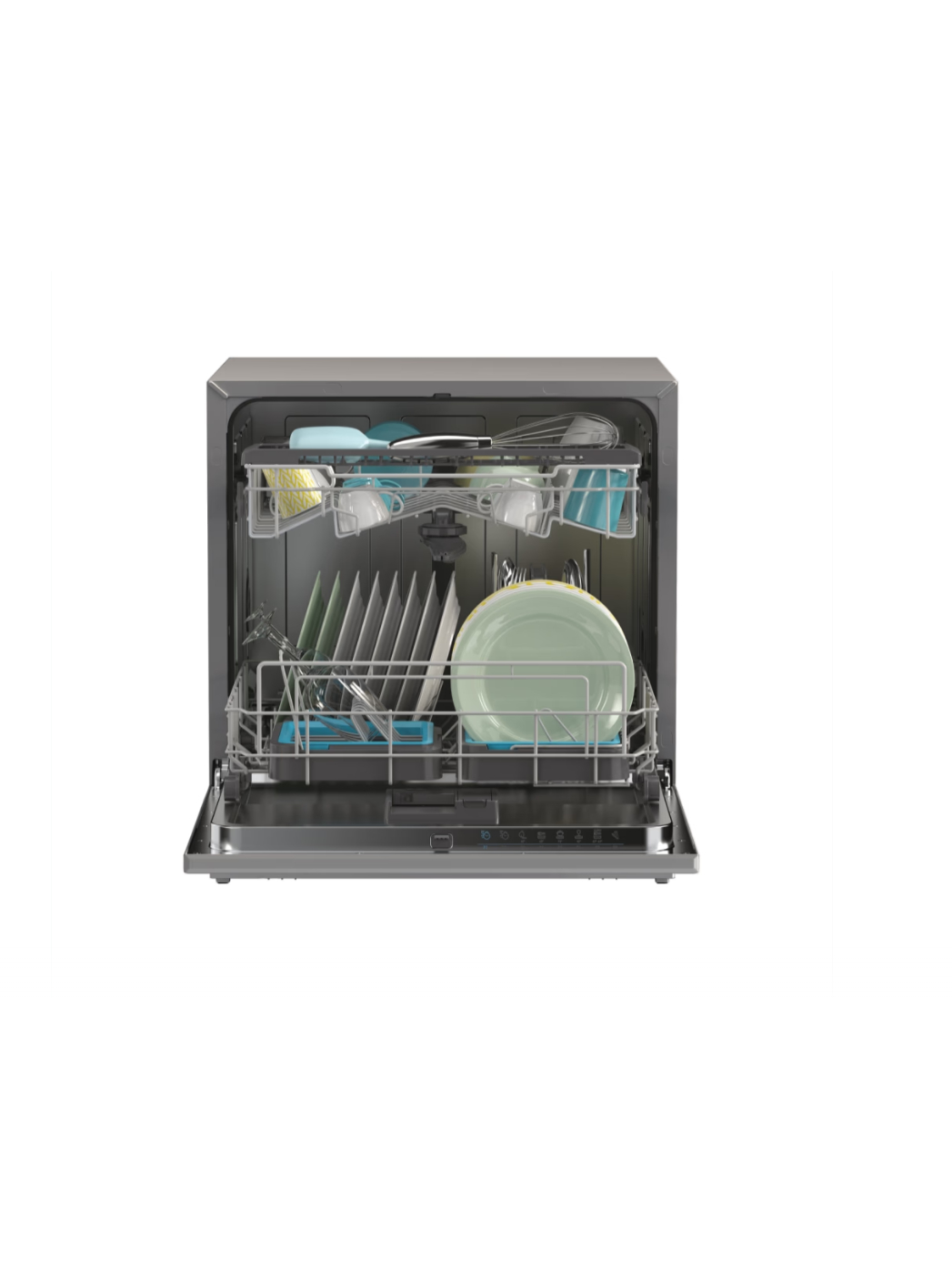 Candy Dishwasher | CP 8F9FFA | Free standing | Width 55 cm | Number of place settings 8 | Number of programs 8 | Energy efficiency class F | Display | Antracite 4 Candy Dishwasher | CP 8F9FFA | Free standing | Width 55 cm | Number of place settings 8 | Number of programs 8 | Energy efficiency class F | Display | Antracite 4
