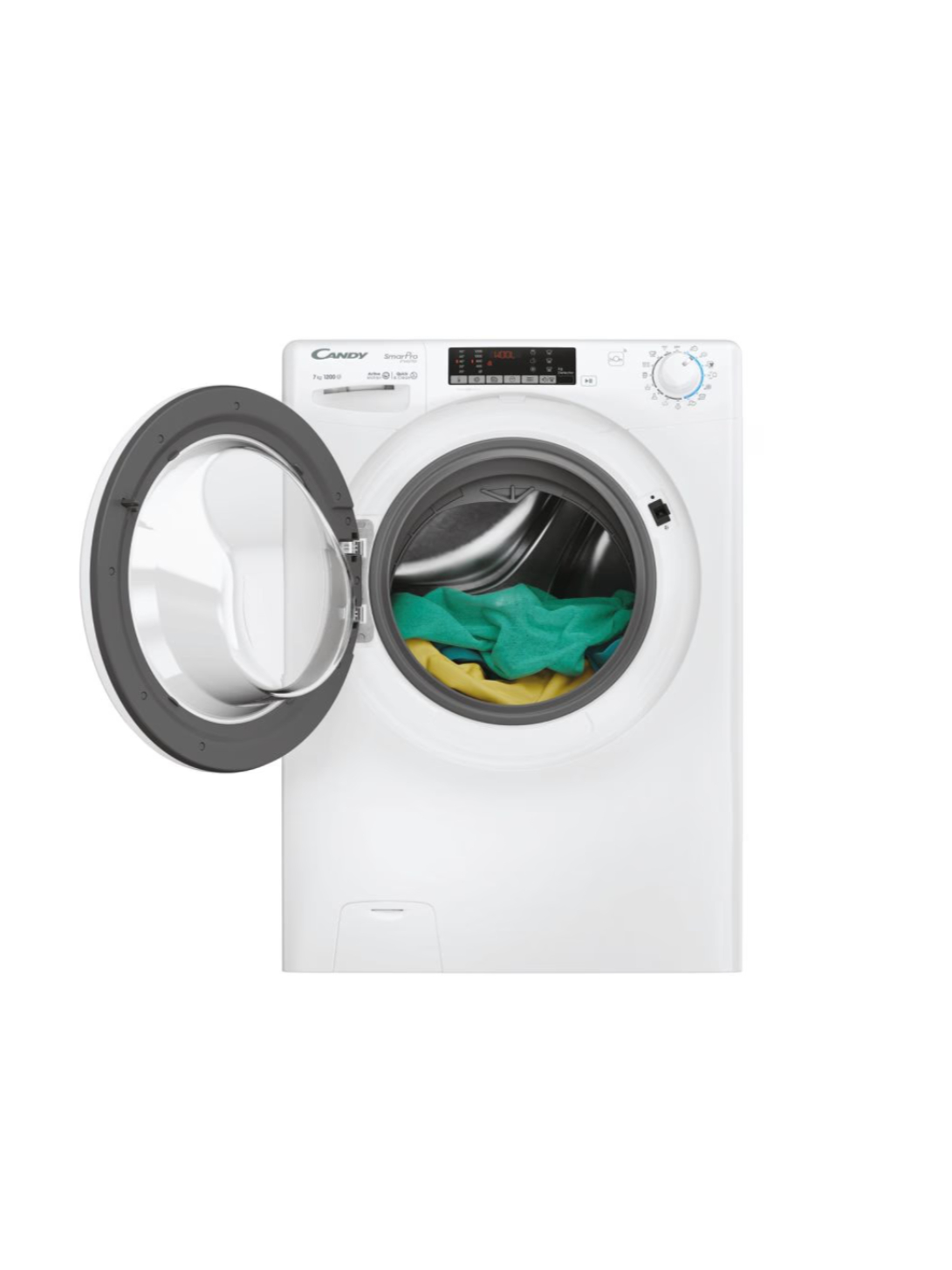 Candy | Washing Machine | CO4 274TWM6/1-S | Energy efficiency class A | Front loading | Washing capacity 7 kg | 1200 RPM | Depth 45 cm | Width 60 cm | Display | LCD | Wi-Fi | White 2 Candy | Washing Machine | CO4 274TWM6/1-S | Energy efficiency class A | Front loading | Washing capacity 7 kg | 1200 RPM | Depth 45 cm | Width 60 cm | Display | LCD | Wi-Fi | White 2