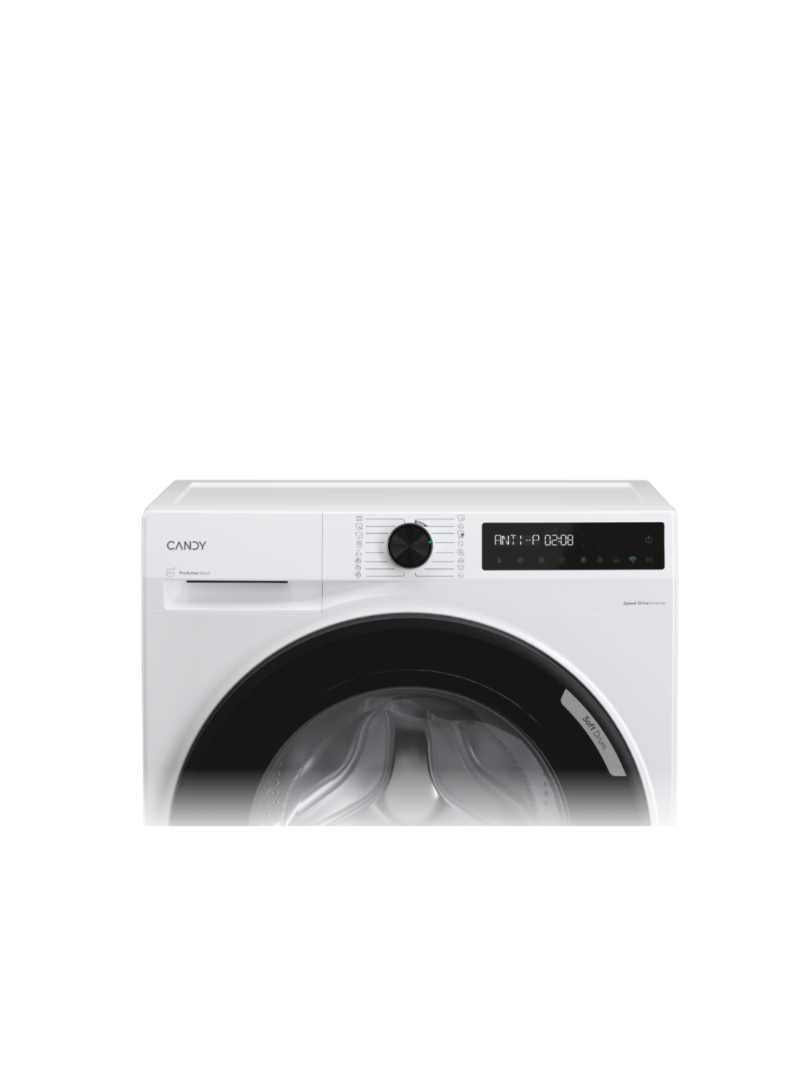 Candy Washing machine | BR 411BL9-S | Energy efficiency class A | Front loading | Washing capacity 11 kg | 1400 RPM | Depth 68 cm | Width 60 cm | Display | LCD | Steam function | Wi-Fi | White 5