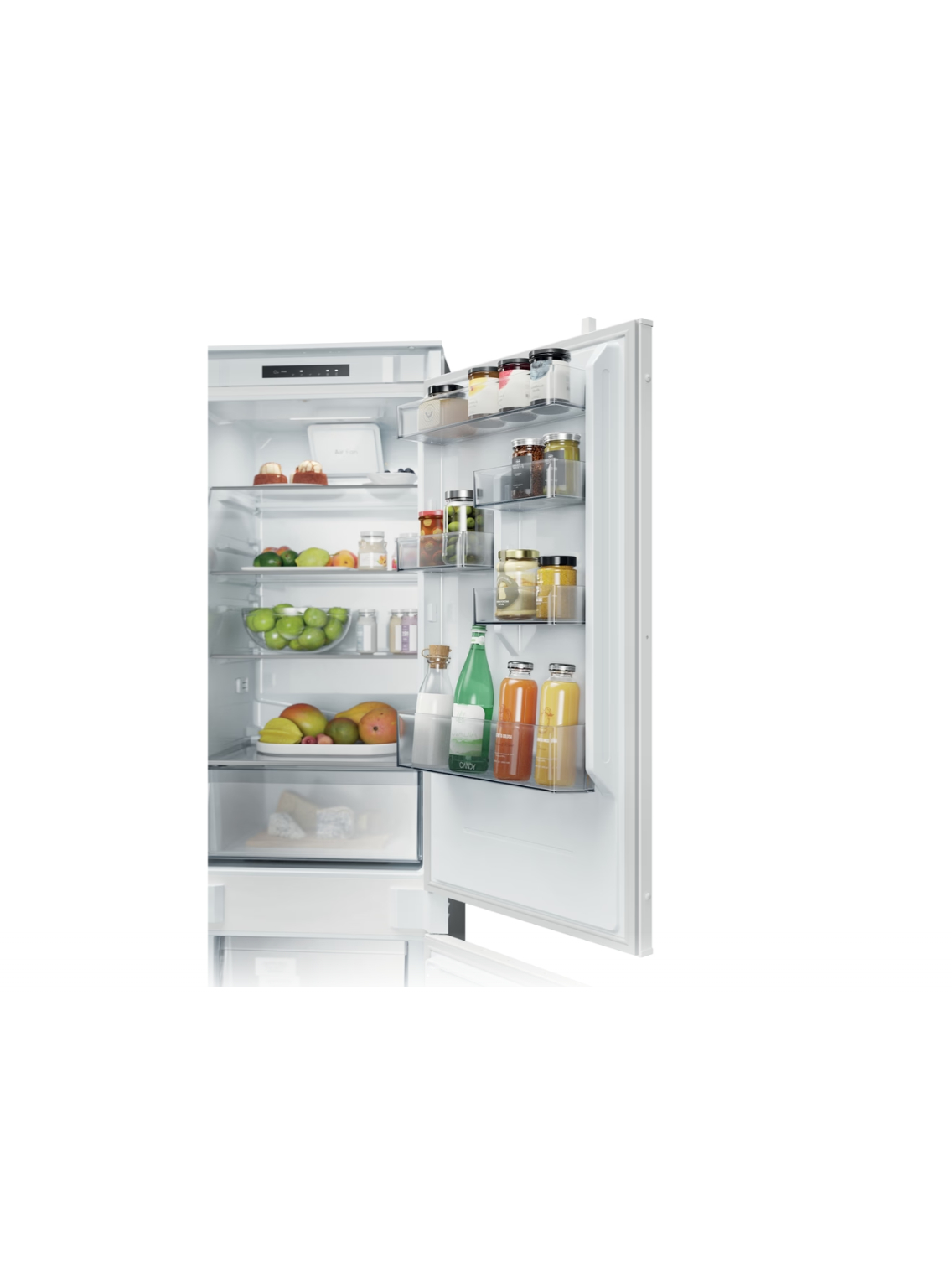 Candy Refrigerator | ECNBQL3518EV | Energy efficiency class E | Built-in | Combi | Height 177.3 cm | Fridge net capacity 194 L | Freezer net capacity 74 L | 35 dB | White 7 Candy Refrigerator | ECNBQL3518EV | Energy efficiency class E | Built-in | Combi | Height 177.3 cm | Fridge net capacity 194 L | Freezer net capacity 74 L | 35 dB | White 7