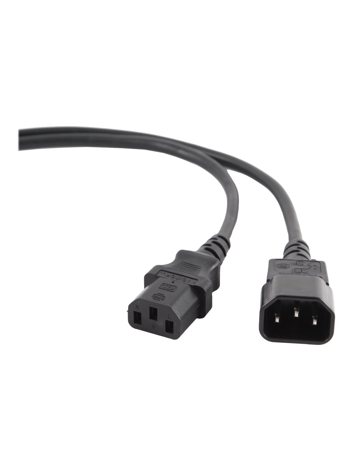 Cablexpert | PC-189 | Black C14 coupler | C14 coupler 2 Cablexpert | PC-189 | Black C14 coupler | C14 coupler 2