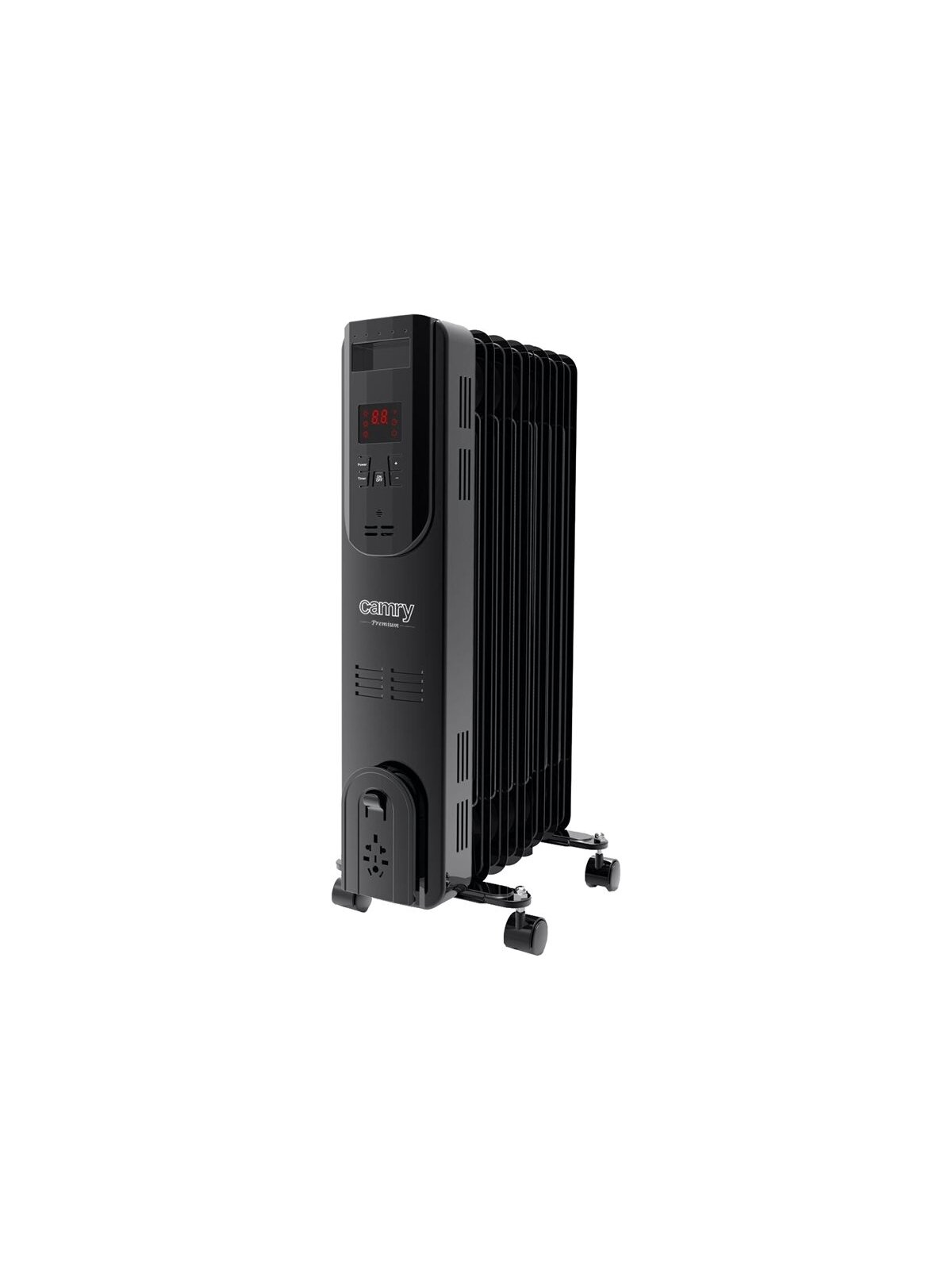 Camry | Oil-Filled Radiator with Remote Control | CR 7812 | Oil Filled Radiator | 1500 W | Number of power levels 3 | Black