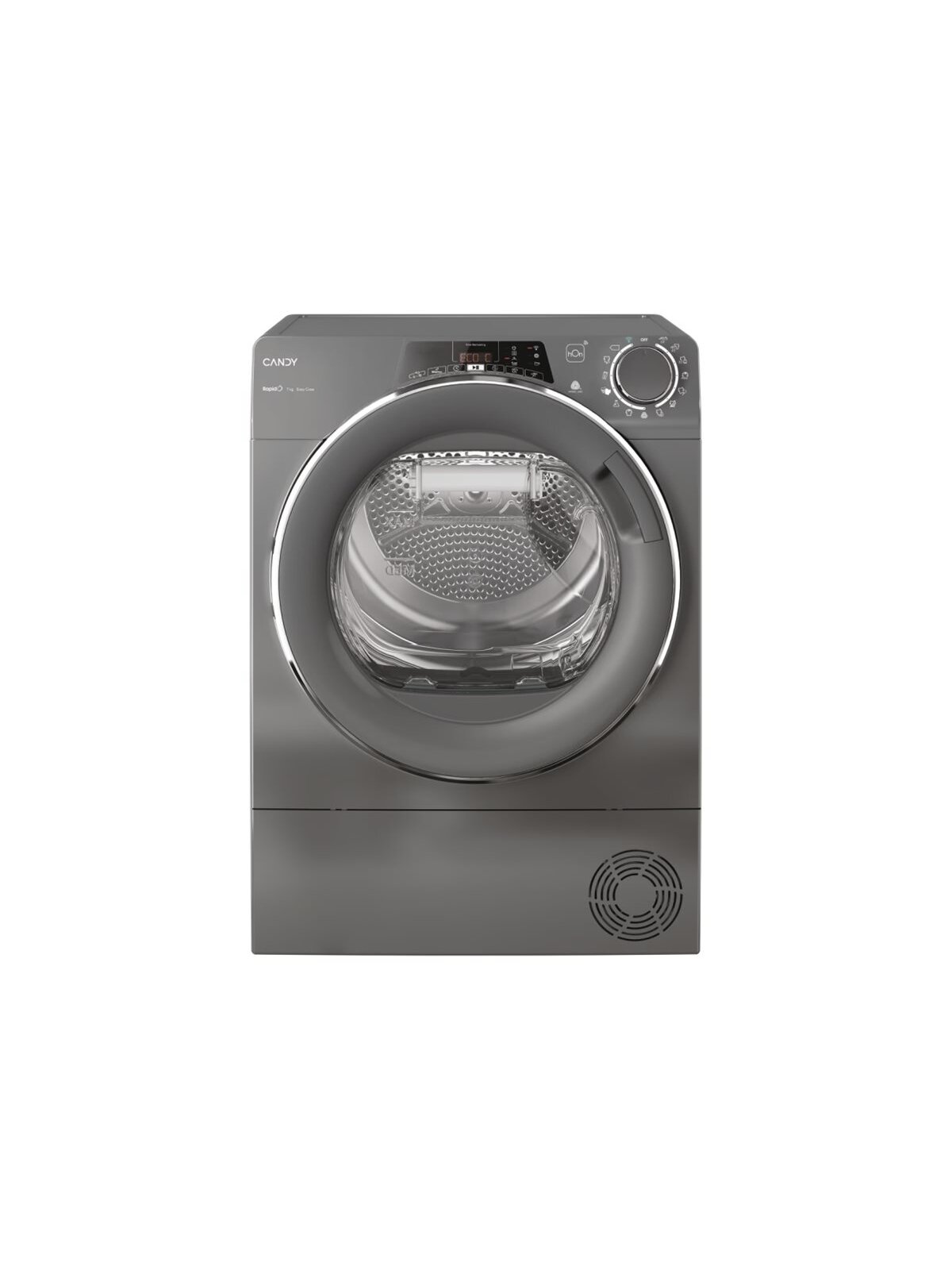 Candy | Dryer Machine | RO4 H7A2TCERX-S | Energy efficiency class E | Front loading | 7 kg | TFT | Depth 46.5 cm | Wi-Fi | Grey