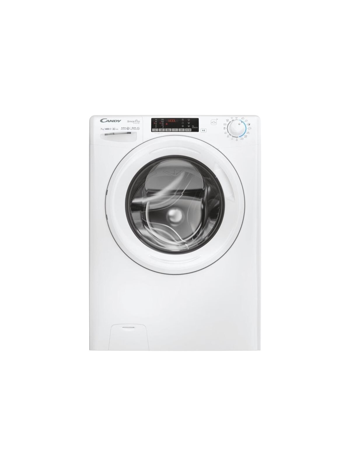 Candy | Washing Machine | CO 474TWM6/1-S | Energy efficiency class A | Front loading | Washing capacity 7 kg | 1400 RPM | Depth 49 cm | Width 60 cm | Digital | Wi-Fi | White